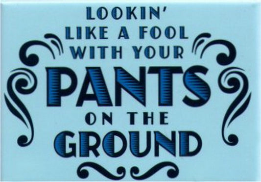 Looking Like A Fool With Your Pants On The Ground Magnet SM4105