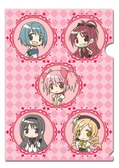 Madoka Magica Magical Girls Anime File Folder GE-89075