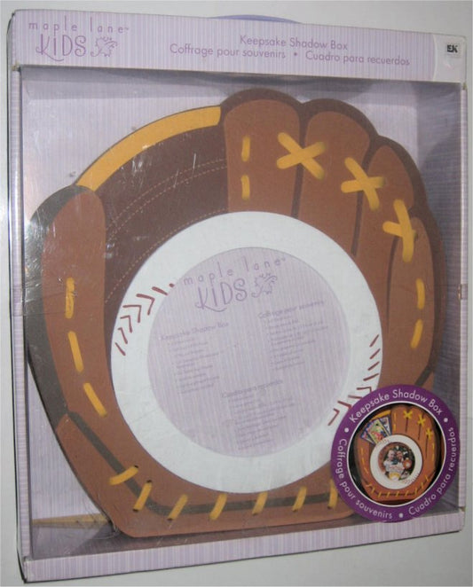 Maple Lane Kids Baseball Glove (Keepsake Shadow Box) - Picture Frame