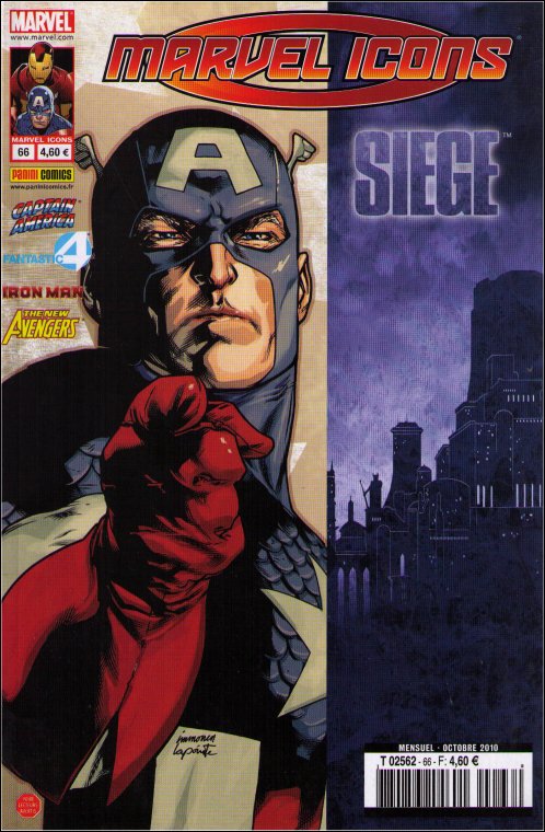 Marvel Comics Icons Siege Panini Comics Graphic Novel Book #66