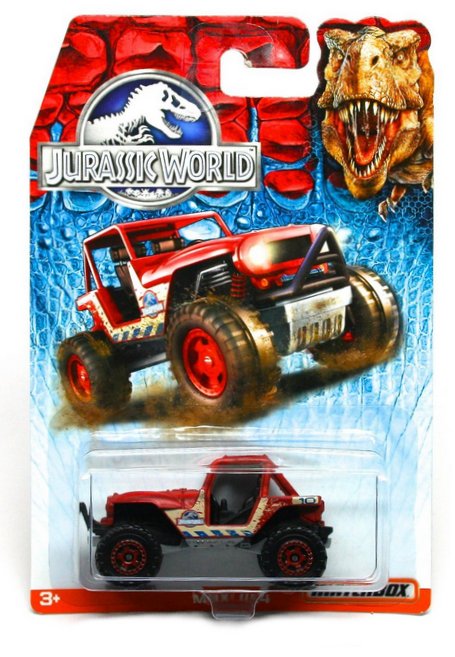 Jurassic World Matchbox MBX 4x4 Die-Cast Toy Car Vehicle