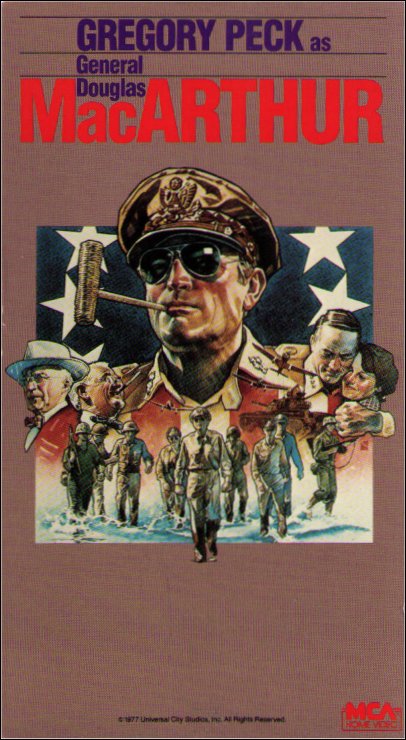 MacArthur (1977) Vintage VHS Tape - (Gregory Peck)