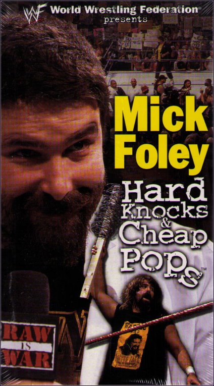 WWF Mick Foley Hard Knocks & Cheap Pops (2000) Wrestling WWE VHS Tape