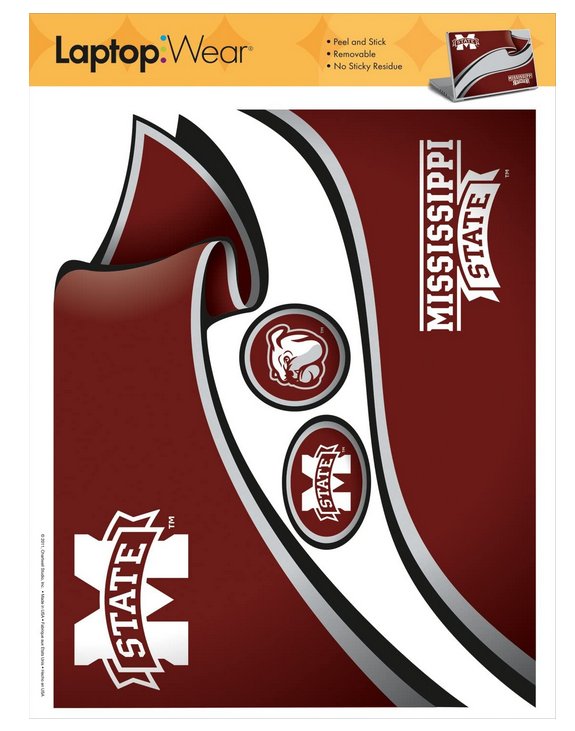 University of Mississippi State Bully Roommates Peel and Stick Laptop Wear Sticker RMK1750SS