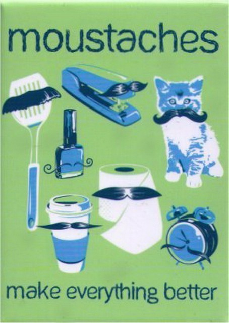 Moustaches Make Everything Better Magnet SM4503