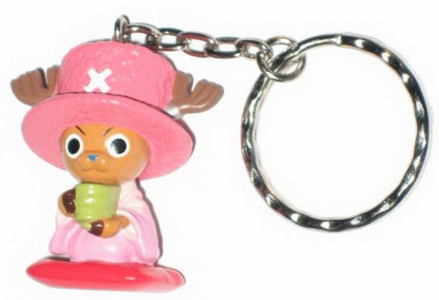 One Piece Chopper Kneeling Drinking Keychain