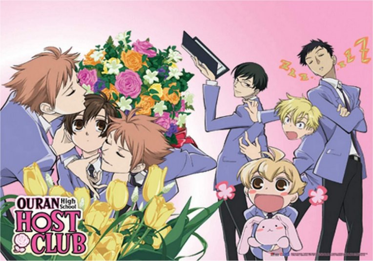 Ouran High School Host Club Anime Long Cloth Wall Scroll Poster GE-5232