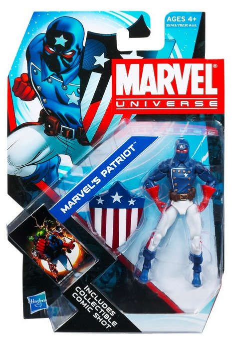 Marvel Captain America Movie Patriot (2011) Hasbro 3.75 Inch Figure
