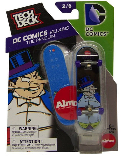 DC Comics Batman The Penguin Villains Tech Deck Almost Cooper Skateboard Toy