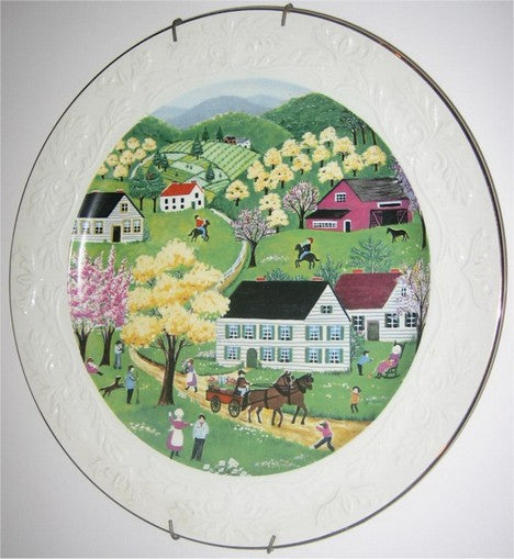 Wood & Sons Burslem England Country Plate