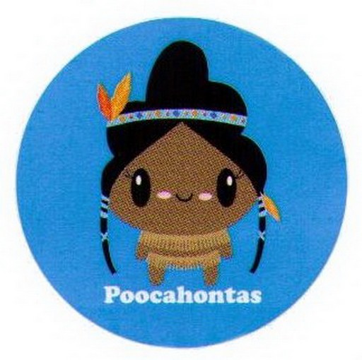 Bored Inc. Poocahontas Button BB3670