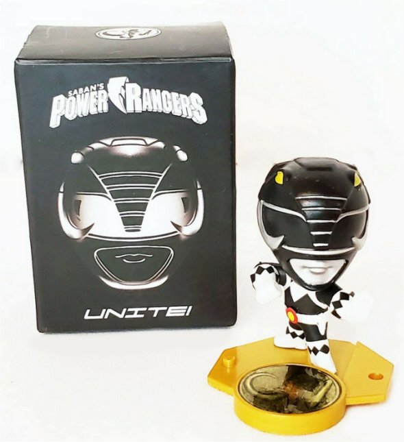 Power Rangers Unite Loot Crate Exclusive Black Mini Figure