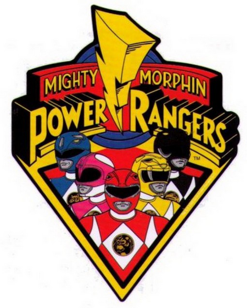 Power Rangers Logo and Characters Car Magnet PMB502