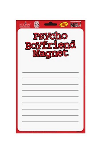 Psycho Boyfriend Write On Wipe Off Memo Magnet