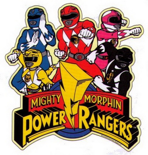 Power Rangers Characters Logo (2012) Hot Properties Car Magnet PMB503