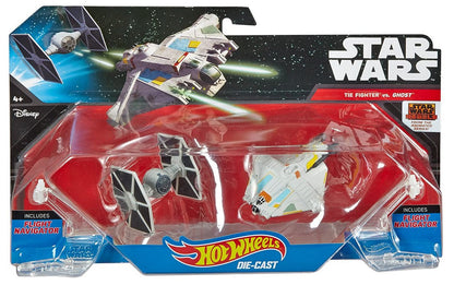 Star Wars Rebels Hot Wheels (2014) Ghost vs. Tie Fighter Toy Starship 2-Pack