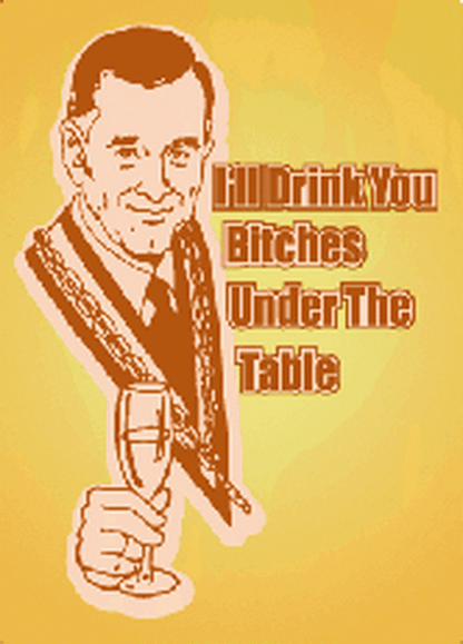 Drink You Under The Table Magnet RM2368