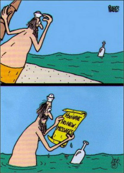 You Have No New Messages Magnet RM2933