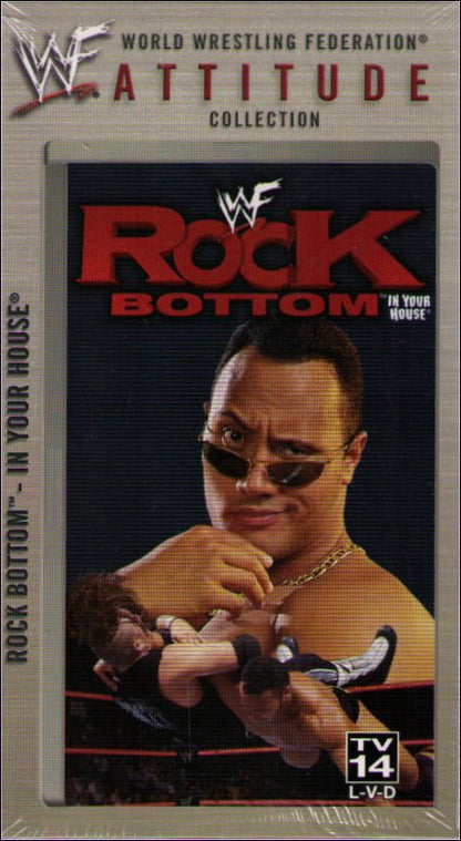 WWF Rock Bottom In Your House (1998) WWE Wrestling VHS Tape