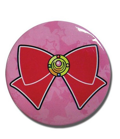 Sailor Moon Red Bow Pink Anime Button GE-6836