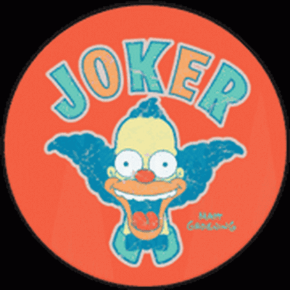 Simpsons Joker Button SB3328