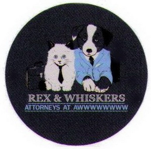 Rex & Whiskers Attorneys At Awwwww Button SB4569
