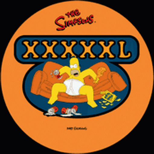 Simpsons XXXXXL Button SB90