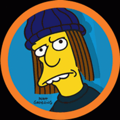 Simpsons Jimbo Button SB959