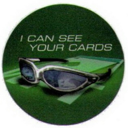 World Poker Tour Can See Your Cards Button WB1609