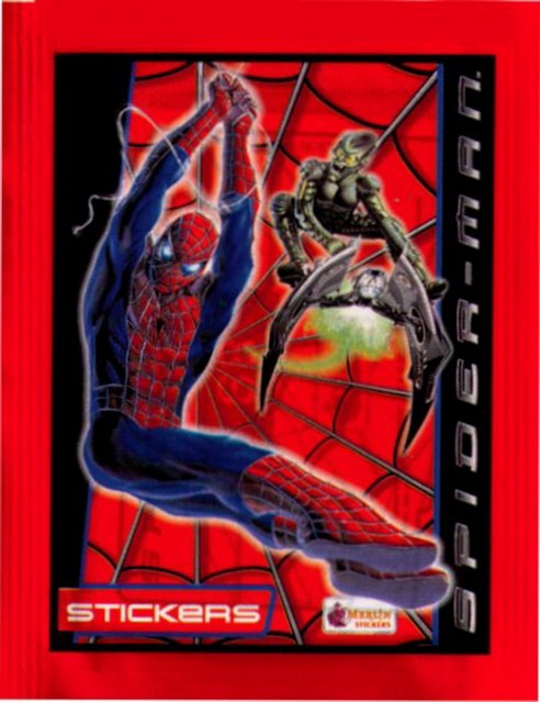 Marvel Comics Spider-Man The Movie Merlin Sticker Pack