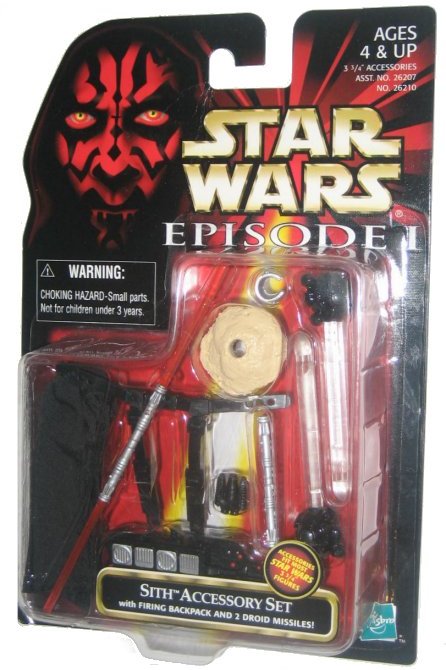 Star Wars Episode 1 Sith Weapons (1999) Hasbro Figure Accessory Set