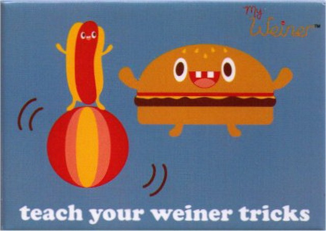 Teach Your Weiner Tricks Magnet BM2965