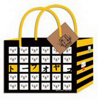 ToFu-Oyako Faces Small A6 Black Paper Bag DVR0702