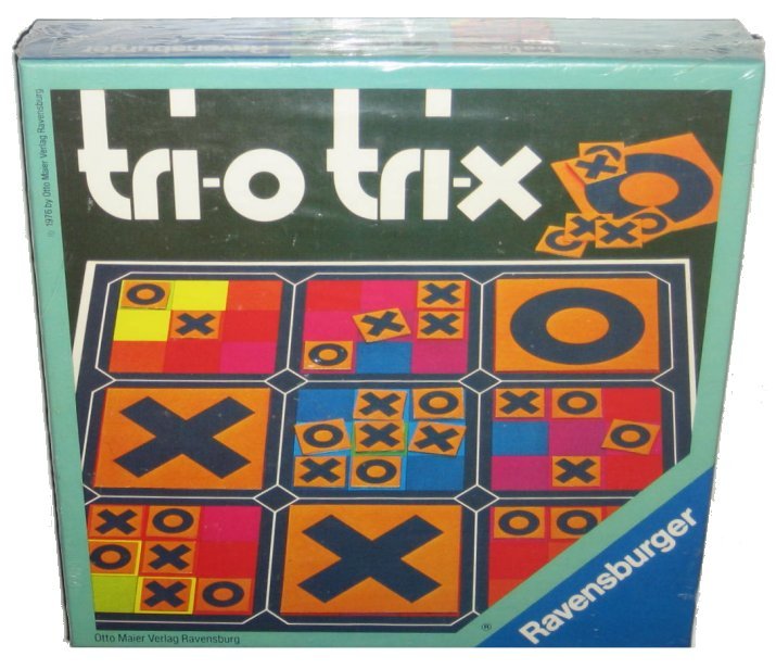 Tri-O Tri-X Ravensburger Vintage (1976) Strategy Puzzle Strategy Game
