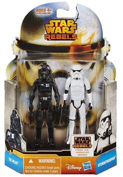 Star Wars Mission Series (2014) Hasbro Stormtrooper & TIE Pilot Pack Figure Set