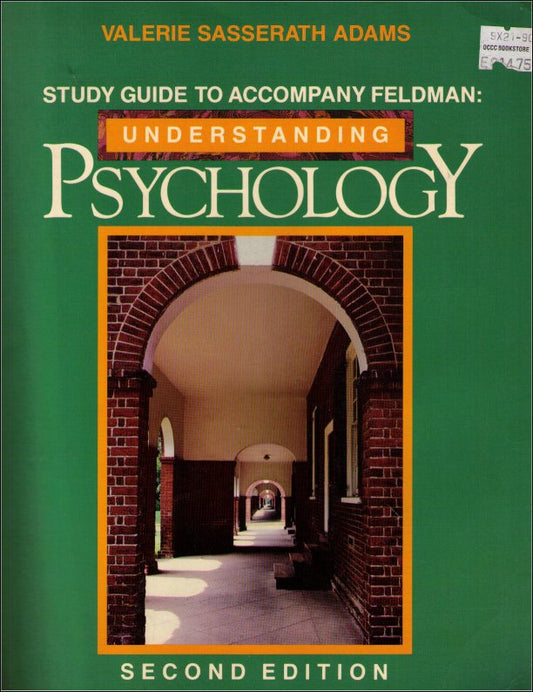 Study Guide To Acoompany Feldman Understanding Psychology Paperback Book - (Valerie Sasserath Adams)