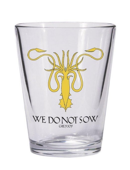 Game of Thrones Greyjoy We Do Not Sow Dark Horse Shot Glass 22-433