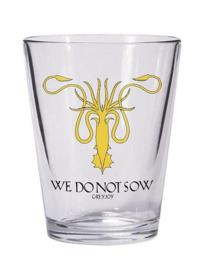 Game of Thrones Greyjoy We Do Not Sow Dark Horse Shot Glass 22-433