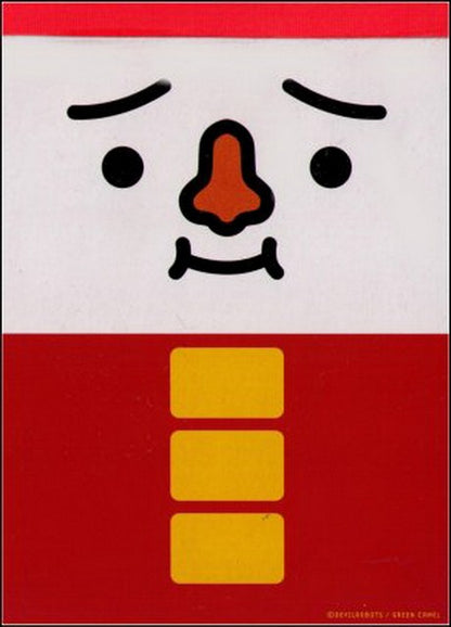 ToFu-Oyako White Face Red Clothes Notepad DVR1101