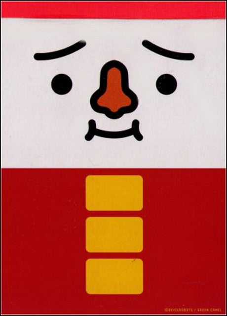 ToFu-Oyako White Face Red Clothes Notepad DVR1101