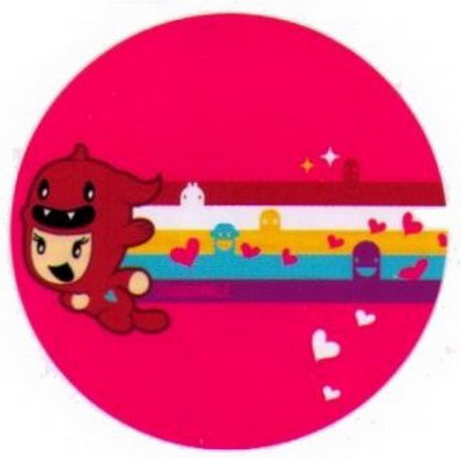 Zoodorable Rainbow Dash Button ZB4468